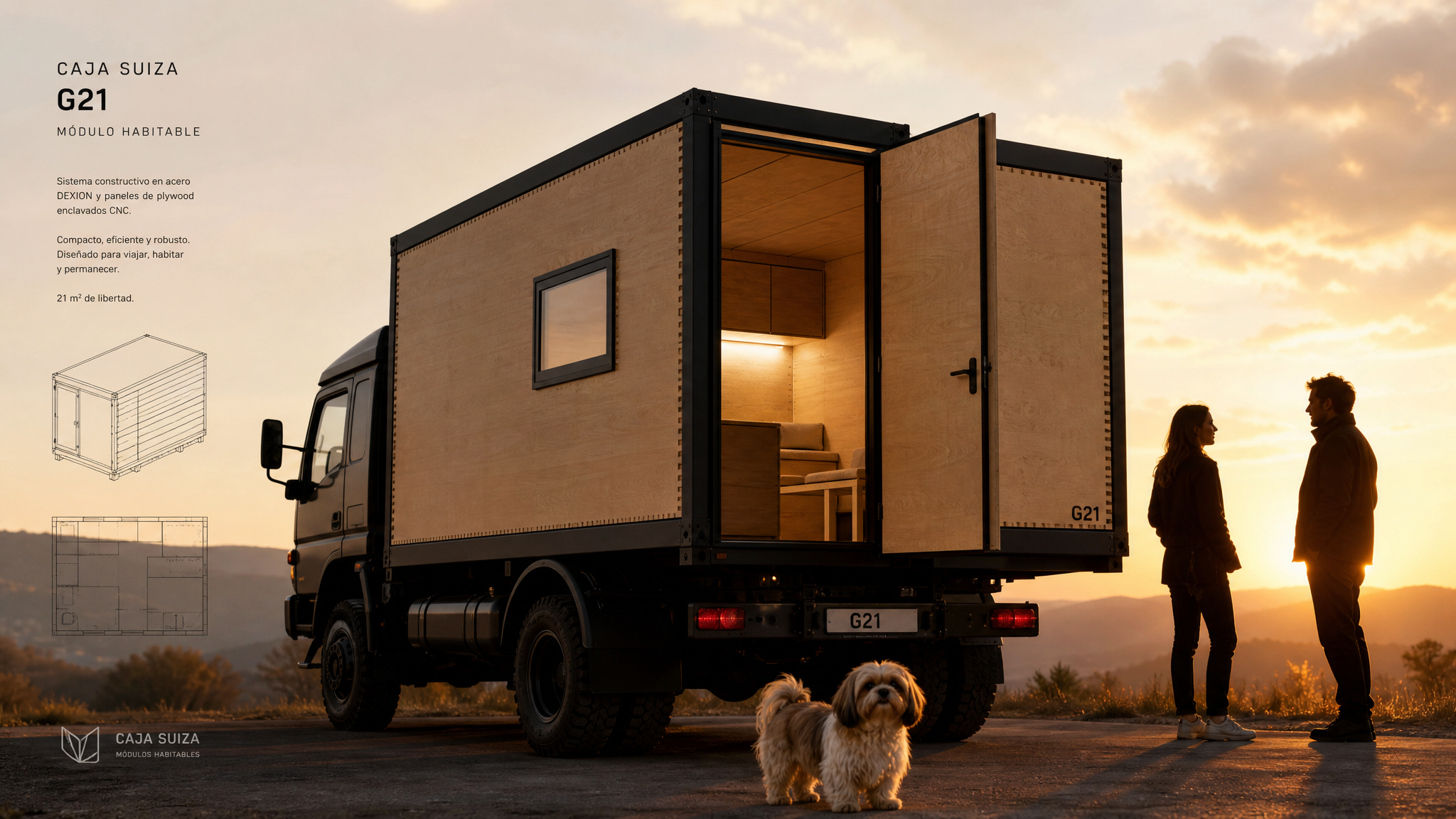 Caja Suiza G21 Camper